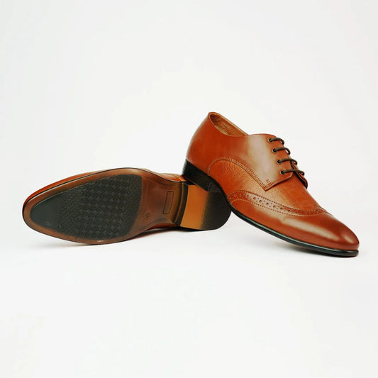 Men's Tan Formal Oxfords