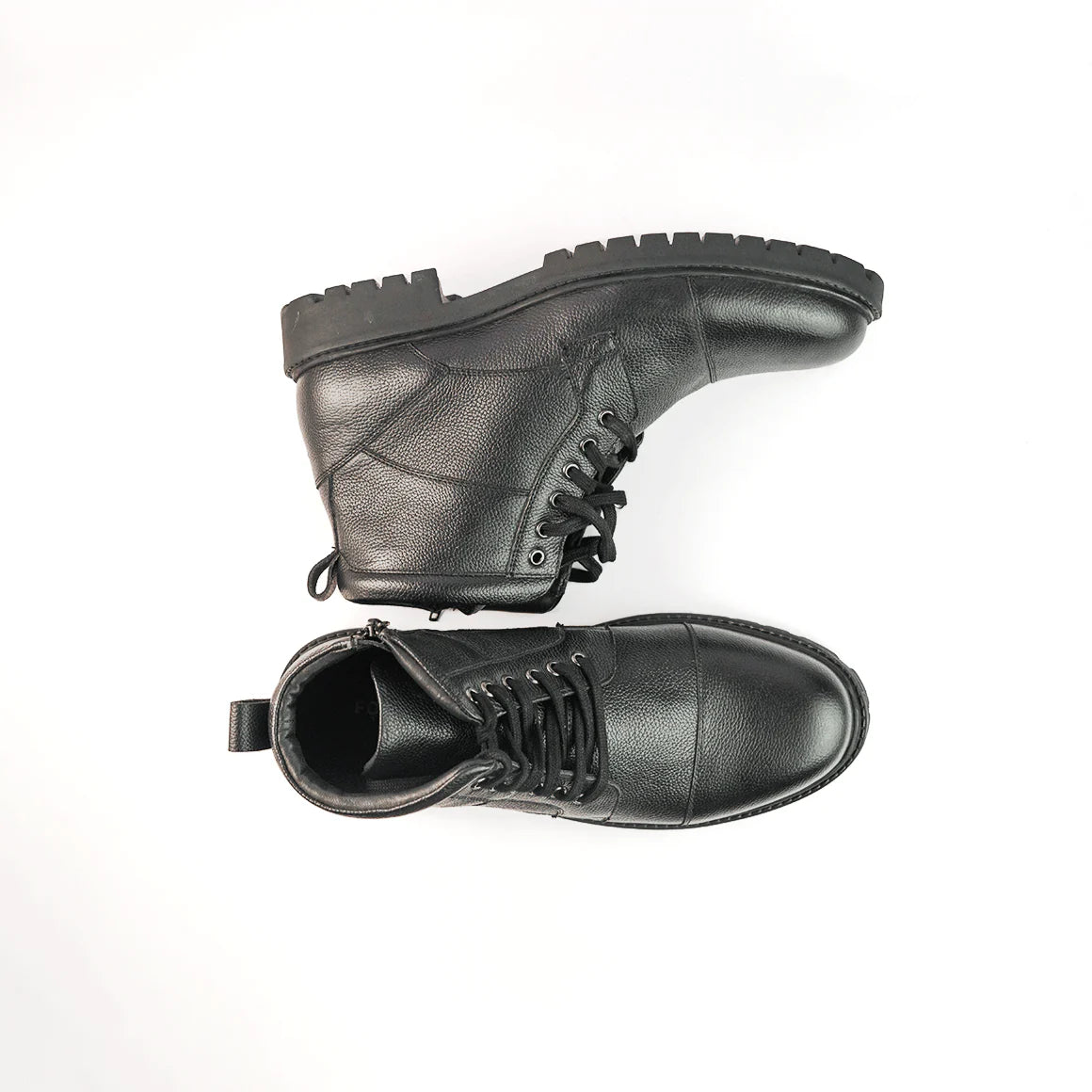 Men Black Leather Boots